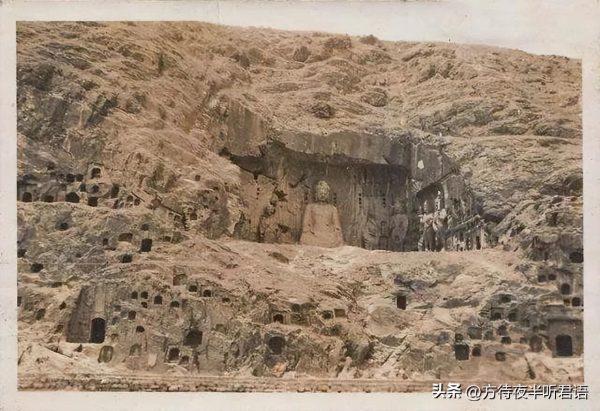 绝版老照片:110年前未被破坏前的龙门石窟