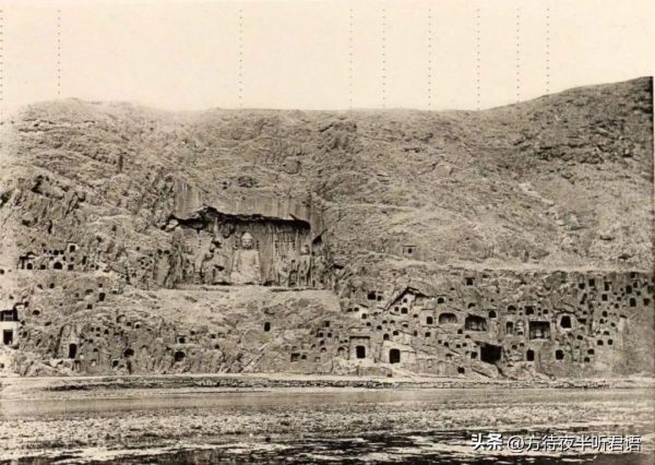 绝版老照片:110年前未被破坏前的龙门石窟
