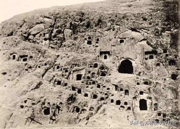 绝版老照片:110年前未被破坏前的龙门石窟