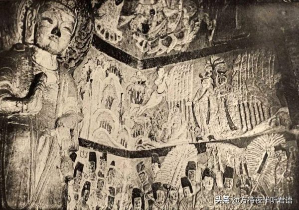 绝版老照片:110年前未被破坏前的龙门石窟