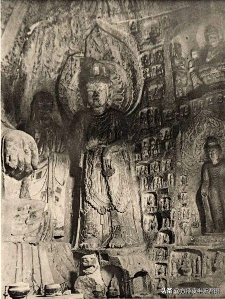 绝版老照片:110年前未被破坏前的龙门石窟