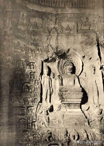 绝版老照片:110年前未被破坏前的龙门石窟
