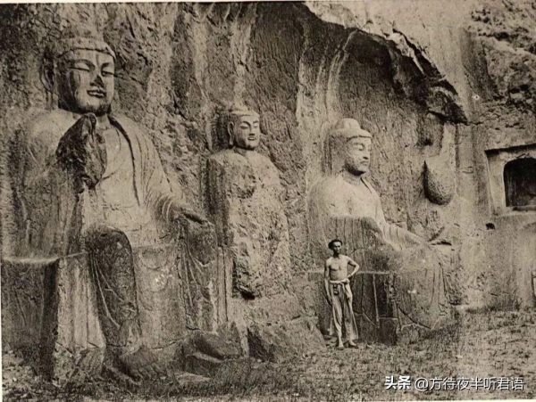 绝版老照片:110年前未被破坏前的龙门石窟