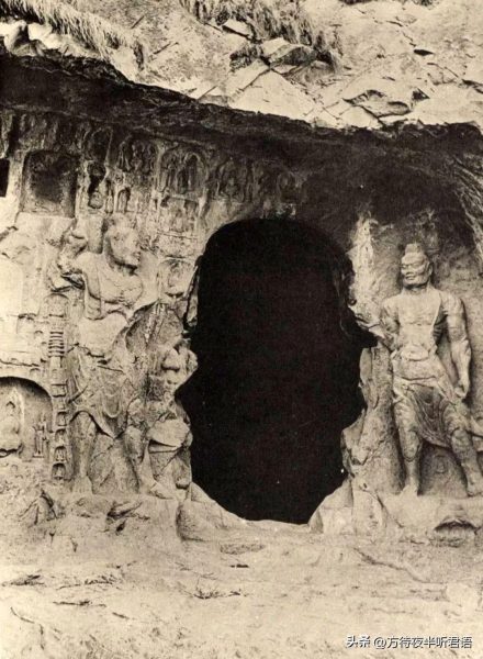 绝版老照片:110年前未被破坏前的龙门石窟