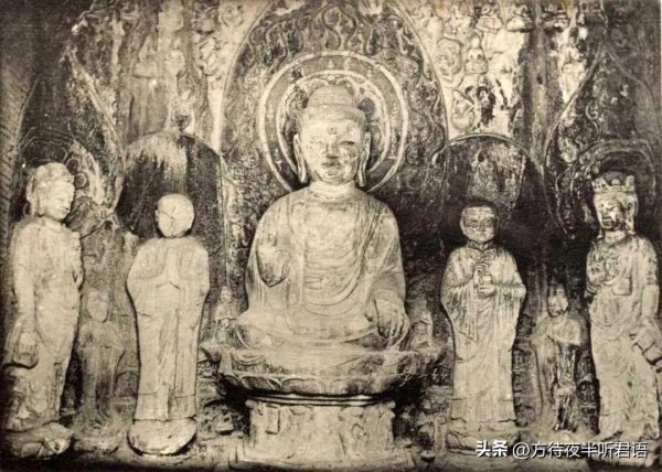 绝版老照片:110年前未被破坏前的龙门石窟