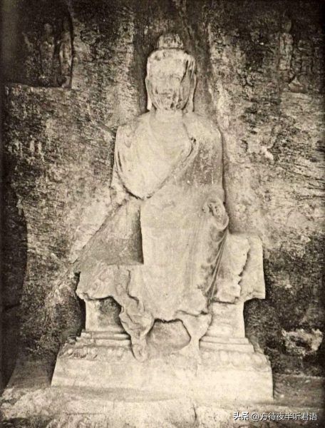 绝版老照片:110年前未被破坏前的龙门石窟