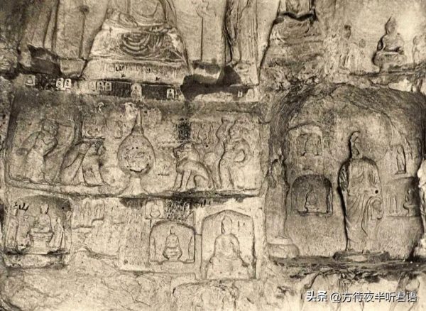 绝版老照片:110年前未被破坏前的龙门石窟