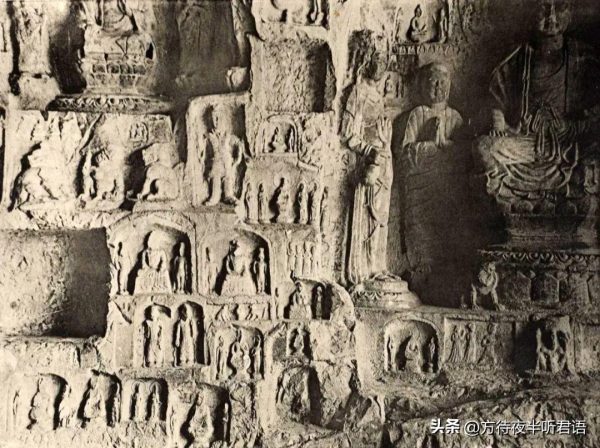 绝版老照片:110年前未被破坏前的龙门石窟