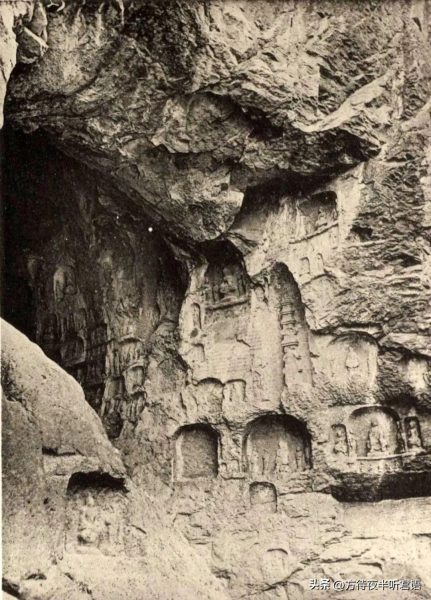 绝版老照片:110年前未被破坏前的龙门石窟