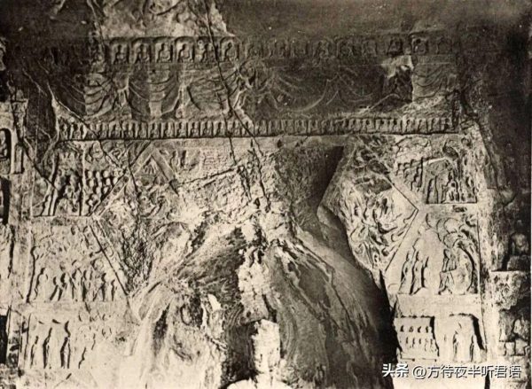 绝版老照片:110年前未被破坏前的龙门石窟