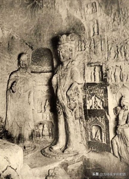 绝版老照片:110年前未被破坏前的龙门石窟