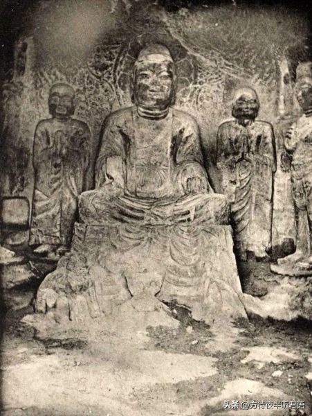 绝版老照片:110年前未被破坏前的龙门石窟