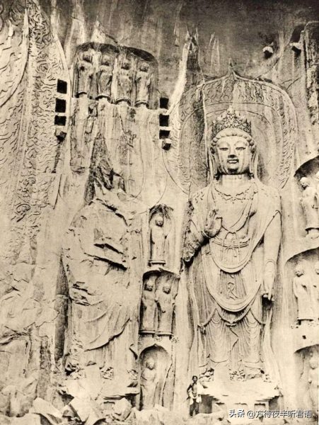 绝版老照片:110年前未被破坏前的龙门石窟