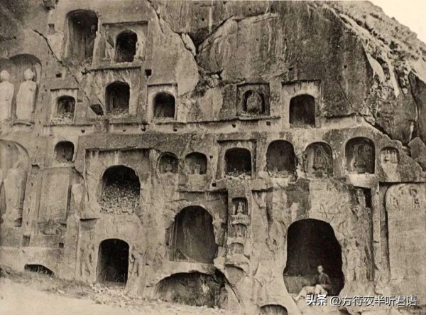 绝版老照片:110年前未被破坏前的龙门石窟