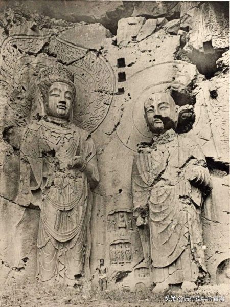 绝版老照片:110年前未被破坏前的龙门石窟