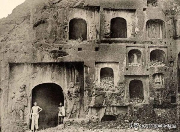 绝版老照片:110年前未被破坏前的龙门石窟
