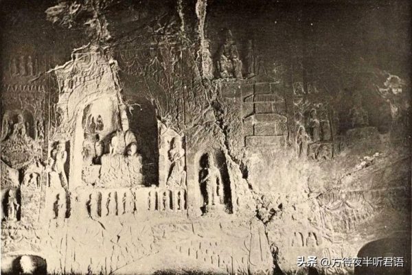 绝版老照片:110年前未被破坏前的龙门石窟