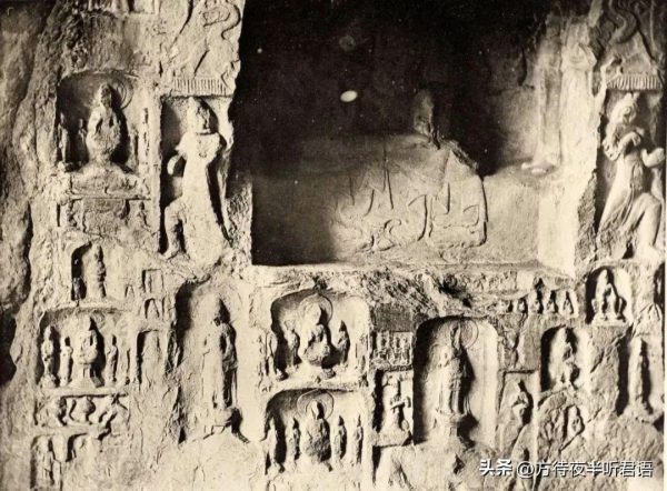 绝版老照片:110年前未被破坏前的龙门石窟