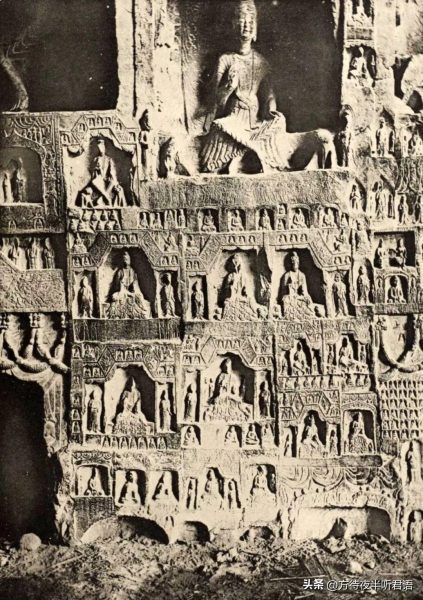 绝版老照片:110年前未被破坏前的龙门石窟