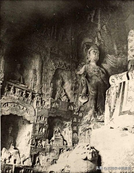 绝版老照片:110年前未被破坏前的龙门石窟